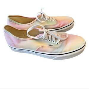 Vans Authentic Aura Shift Tie Dye Skate Canvas Lace Sneakers